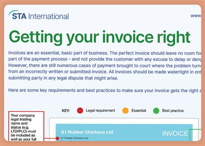 Getting Your Invoice Right